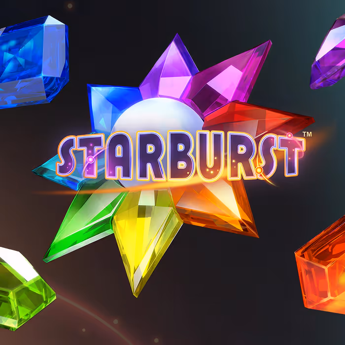 Starburst slot oyunu - genişleyen wild'lar ve yeniden dönüş özelliği ile renkli mücevher temalı slot